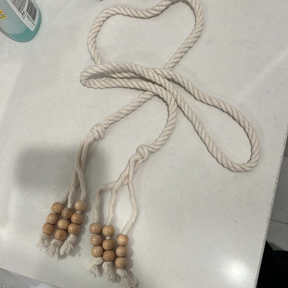 Linen Patterned button down flared dress - Picture 5 of 5